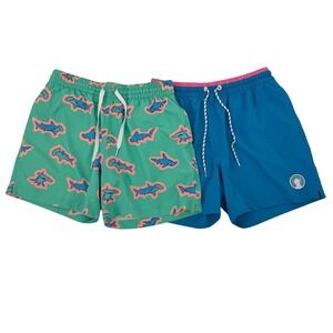 Chubbies Mens Small Shorts Lot of 2 Swim Trunks 5.5 Inseam Beach Summer Preppy